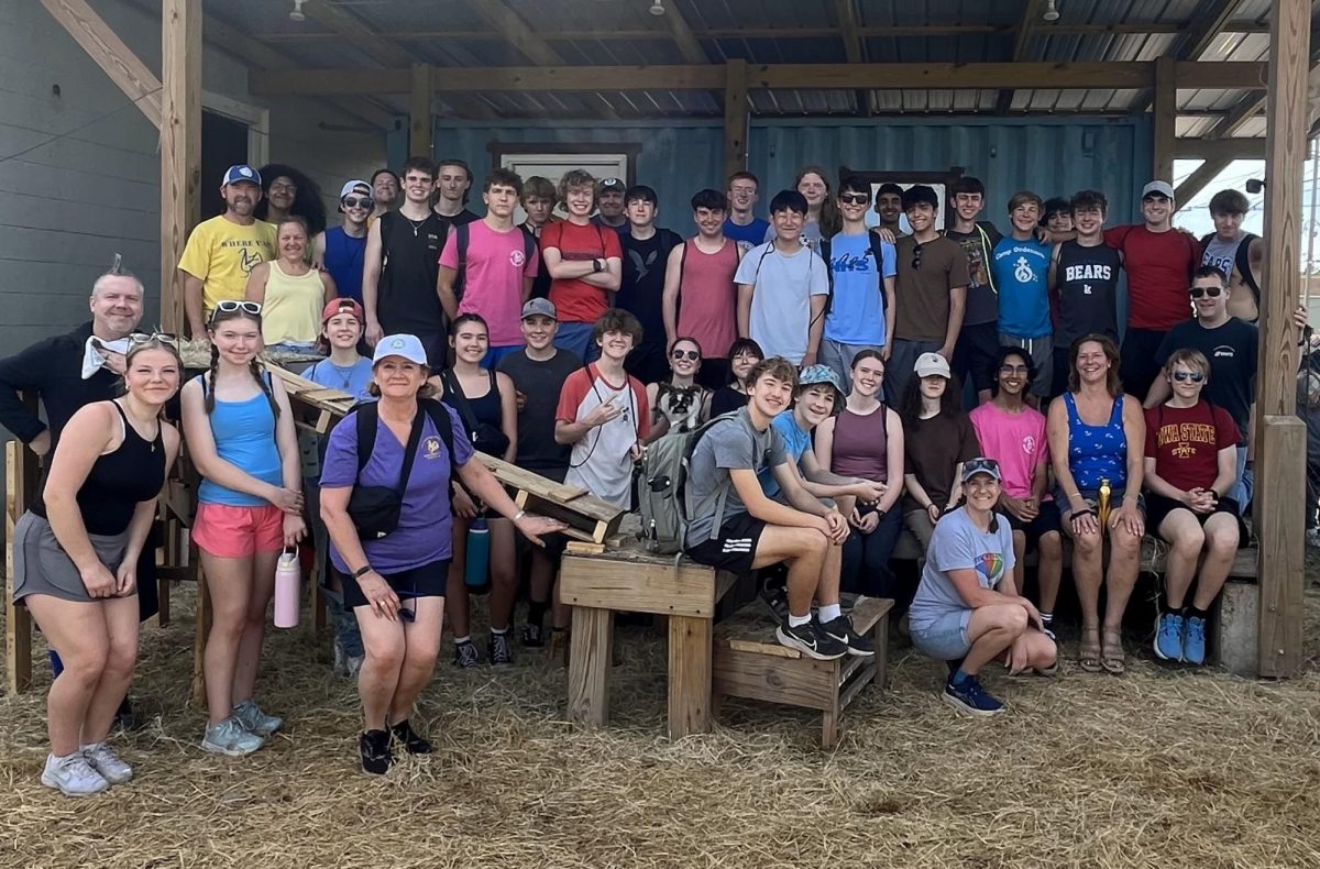 Everyone at this event participated in volunteer work and helped with House of Hope. They Refurbished and rebuilt chicken coops and other animal pens.