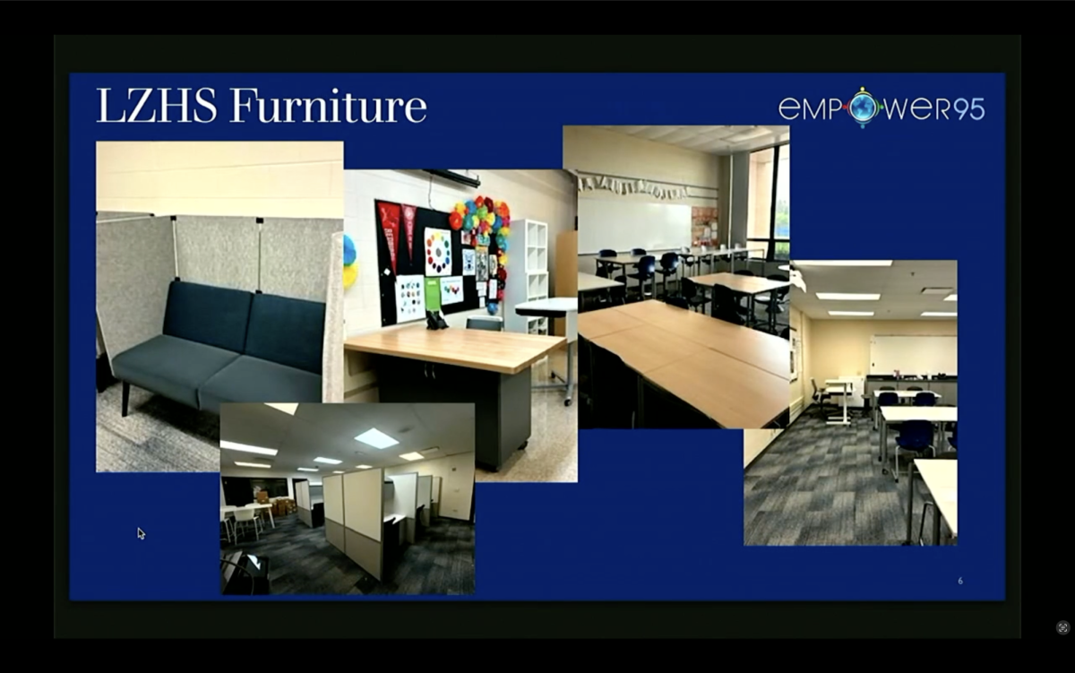 The image presented at the 17 July Superintendent report. The furniture in particular wings has long been on discussion for an upgrade, but new furniture is arriving to staff office spaces, too.